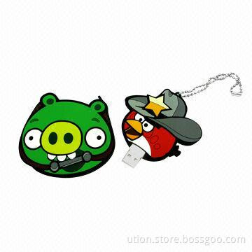 Anti-copy USB Flash Memory with 1 to 32GB Memory Capacity, Free Printing and Packaging
